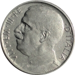 reverse: Casa Savoia. Vittorio Emanuele III. 50 Centesimi Leoni 1919 C/Liscio. qSPL/SPL. NC. rf