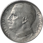 reverse: Casa Savoia. Vittorio Emanuele III. 50 Centesimi Leoni 1921 C/Rigato. SPL. R in questa conservazione. rf