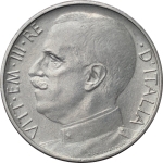 reverse: Casa Savoia. Vittorio Emanuele III. 50 Centesimi Leoni 1925 C/Liscio. SPL+/qFDC. rf