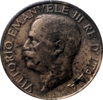 reverse: Casa Savoia. Vittorio Emanuele III. 10 Centesimi 1928. BB .rf