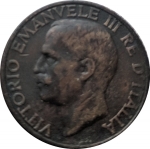 reverse: Casa Savoia. Vittorio Emanuele III. 10 Centesimi 1930. BB+ .rf