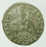 reverse: Monete Estere.Austria.Salisburgo.3 kreuzer 1680.Maximilian Gandolf.Buon BB.gf