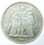 reverse: Monete Straniere. Francia. 1965. 10 Franchi. AG. Peso 25,10 gr. SPL. R.