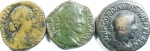 obverse: Lotti.Impero Romano.Lotto di 3 Sesterzi Faustina II, Massimino e Gordiano III,mediamente MB+\qBB.ç