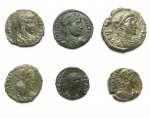 obverse: Lotti. Lotto di 6 monete dell  epoca di Costantino e famiglia.Mediamente qBB.°°