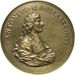 obverse:  Firenze  Antonio Magliabechi (1633-1714) Medaglia celebrativa.