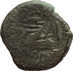 reverse:  Serie monogramma AN o AV. (Aurelius?). Asse, 194-190 a.C.