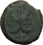 obverse:  C. Terentius Lucanus. Asse, 147 a.C.