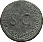 reverse:  Livia, moglie di Augusto (deceduta nel 29 d.C.) Sesterzio