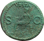 reverse:  Caligola (37-41). Asse.