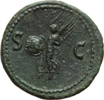 reverse:  Nerone (54-68). Asse.