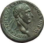 obverse:  Traiano (98-117). Sesterzio.