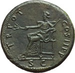 reverse:  Traiano (98-117). Sesterzio.