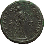 reverse:  Traiano (98-117) Sesterzio.