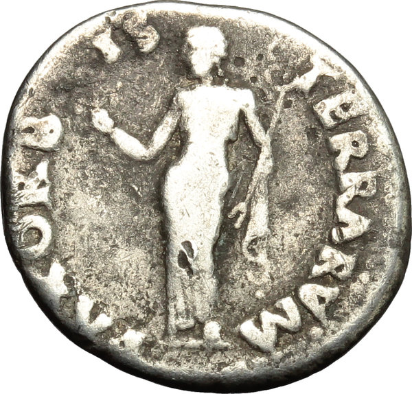 Otho (69 AD). AR Denarius, Rome mint. Obv. IMP M OTHO CAESAR AVG [TR P ...