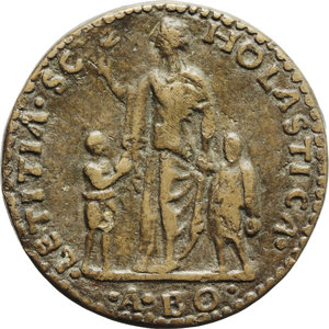 reverse: Paolo II (1464-1471), Pietro Barbo. Medaglia 1465.    Modesti 92. AE.   mm. 32.00  RRR. Originale BB.  