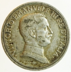 reverse: Casa Savoia. Vittorio Emanuele III. 2 Lire 1916 Quadriga Briosa. Ag. Peso 10 gr. Diametro 27 mm. BB.