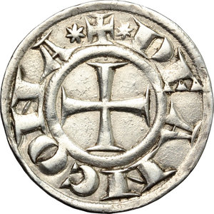 obverse: Ancona. Repubblica (Sec. XIII - XIV). Grosso agontano.    B. 34. AG. g. 2.46  mm. 21.00    BB+/BB.