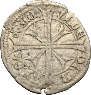 reverse: Aquileia. Marquardo di Randeck (1365-1381). Denaro.    B. 183. AG. g. 0.68  mm. 19.00    BB.