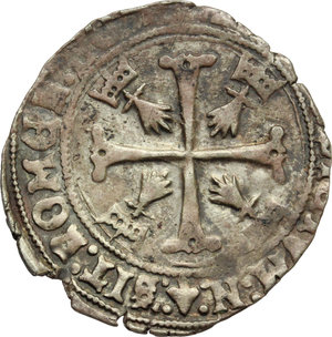 reverse: France. Louis XII (1498-1515).  Douzain au porc-epìn, de Bretagne, second type, Nantes.   Dy. 674 var per legenda. AG. g. 2.72  mm. 26.00  RR.  VF.