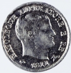 obverse: Zecche Italiane. Milano. Napoleone I (1806-1814) 5 soldi 1811. AG. Pag. 62. BB.dg