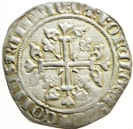 reverse: Zecche Italiane. Napoli \Provenza. Roberto d Angiò. 1309-1343. Gigliato. Ag. P.R. 2. Peso gr 4,00. Diametro mm 28. BB\SPL. Patina. NC.