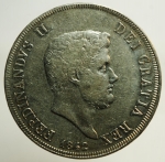obverse: Zecche Italiane. Napoli. Ferdinando II di Borbone. 1830-1859. 120 grana o piastra 1842. AG. MIR 501/2. P.R. 67. Gig. 68. BB.