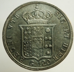 reverse: Zecche Italiane. Napoli. Ferdinando II di Borbone. 1830-1859. 120 grana o piastra 1842. AG. MIR 501/2. P.R. 67. Gig. 68. BB.
