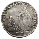 obverse: Zecche Italiane - Venezia. Ludovico Manin (1789-1797). Osella anno VIII, 1796, sigla F.B. (Francesco Barbaro). Pao. 279. AG. mm 30,8. gr 6,78. MB-BB
