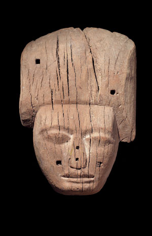 obverse: Maschera egizia
Materia e tecnica: legno scolpito, tracce di