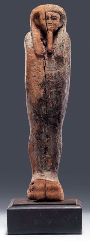 obverse: Ptah-Sokar Materia e tecnica: legno intagliato, stuccato e d