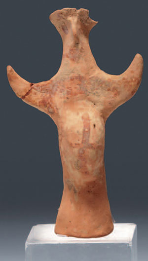 obverse: Statuetta micenea di divinità del tipo a Phi
Materia 