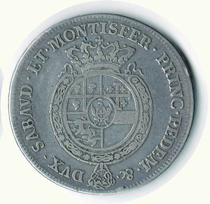 reverse: Carlo Emanuele - III Scudo da 6 Lire 1763
