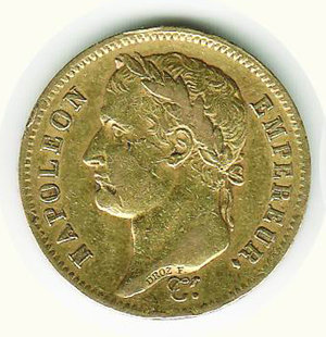 obverse: FRANCIA - Napoleone - 40 Franchi 1812