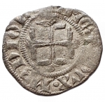 reverse: Zecche Italiane - Milano. Giovanni Maria Visconti. 1402-1412. Trillina. Ag. Mir 142/1. Peso gr. 0,60. BB. Patina.