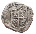 obverse: Zecche Italiane - Milano. Filippo II. 1556-1598. Parpagliola s.d. MI. Cr. 43. Peso gr. 2,27. qBB. 