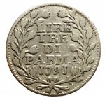 reverse: Zecche Italiane. Parma. Ferdinando di Borbone. 3 Lire 1791. Ag. CNI 112. MB\BB.\\
