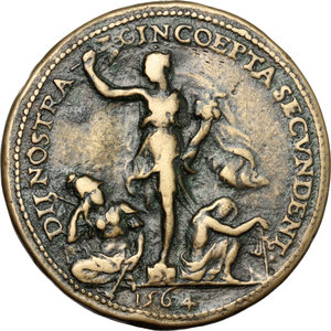 reverse: Firenze.  Francesco I (1574-1587). Medaglia 1564
