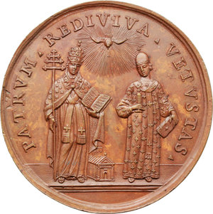 reverse: Venezia.  Daniele Concina (1687-1756), teologo.. Medaglia ultimo quarto XVIII secolo (1789)