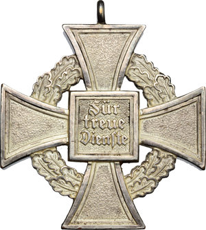 reverse: Germany.  Truedienst Ehrenzeichen. II class silver cross for 25 years