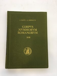 obverse: BANTI, A., SIMONETTI, L.. Corpus Nummorum Romanorum. Vol. XVII. Nerone. Firenze, 1978. In-8, pp. 283, 998 illustrazioni, tela