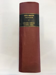 obverse: ANONIMO (ma AA.VV. e Vittorio Emanuele III).. Corpus Nummorum Italicorum. Volume XI. Toscana (Zecche minori). Roma, 1929. In-4, pp. 452, 27 tav. f.t. Tela con titoli dorati al dorso