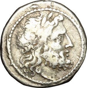 obverse: Anonymous. AR Victoriatus, after 218 BC