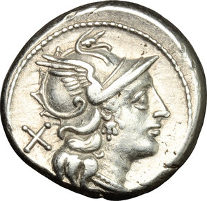 obverse: AR Denarius, circa 157-156 BC