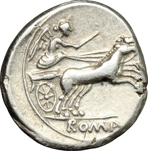 reverse: AR Denarius, circa 157-156 BC