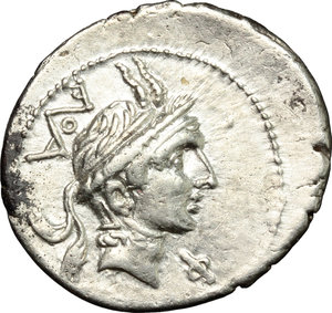 obverse: L. Philippus.. AR Denarius, 113 or 11 BC
