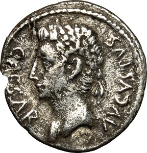obverse: Augustus (27 BC - 14 AD).. AR Denarius, after January 16 th 27 BC