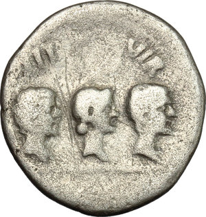 reverse: Augustus (27 B.C - 14 A.D.).. AR Denarius, 13 BC