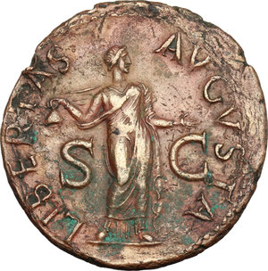 reverse: Claudius (41-54).. AE As, 41-50 AD