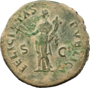 reverse: Galba (68-69).. AE Dupondius, Rome mint